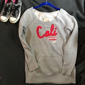 Hollister wide neck sweater